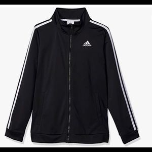 Adidas Boy's Zip Front Iconic Tricot Zip Up Jacket-XL/18-20